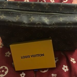 LOUIS VUITTON Monogram Trousse Toilette 23 Clutch Bag M47524 LV Auth nb123